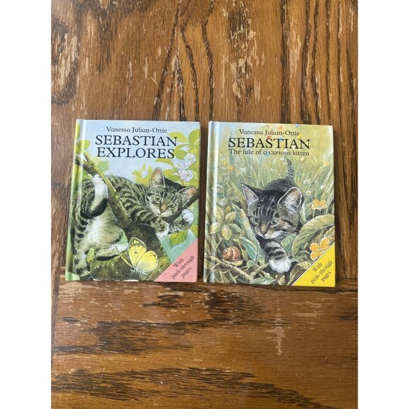 Vintage Miniature Books "Sebastian Explores" & "Sebastian: The Tale Of A Curious - Picture 1 of 8
